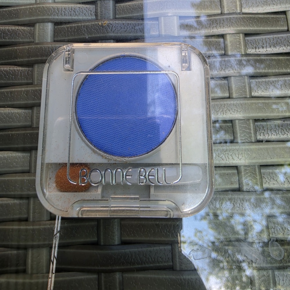 Vintage Bonne Bell Single Eyeshadow Matte Blue Clear Compact New Unused
